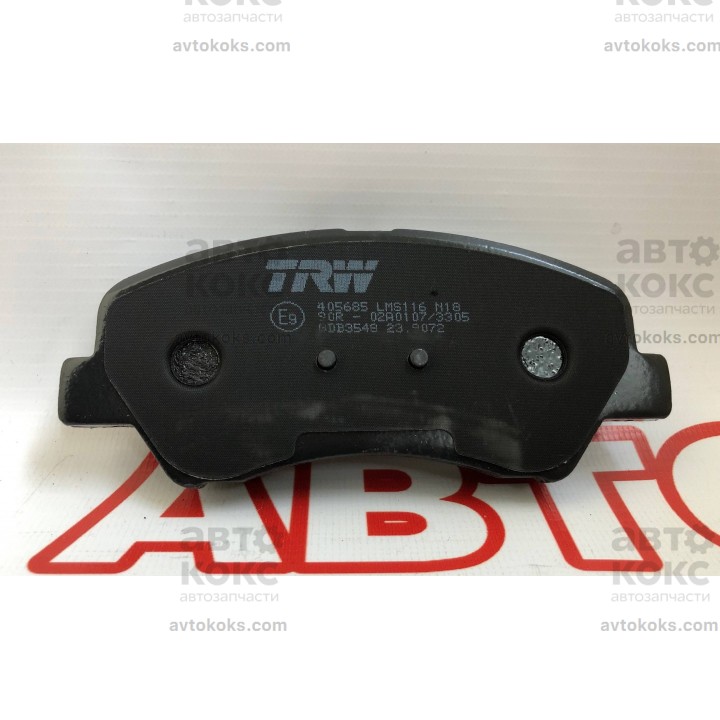 TRW GDB3548 передние тормозные колодки KIA Rio Hyundai Accent 1.0-1.6D