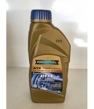 Масло трансмиссионное синтетическое RAVENOL ATF+4 Fluid 1L