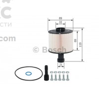 Фильтр топливный BOSCH F 026 402 825 Nissan Micra Note