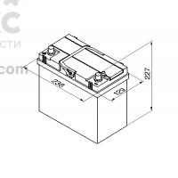 Аккумулятор BOSCH BO 0092S40220 45А 