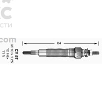Свеча накала NGK DP-21 CY57 / 4994 Mitsubishi L200 L300 Hyundai Galloper