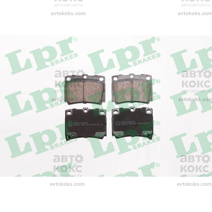 LPR 05P1029 Тормозные колодки задние Mitsubishi Pajero 1.8-3.2D
