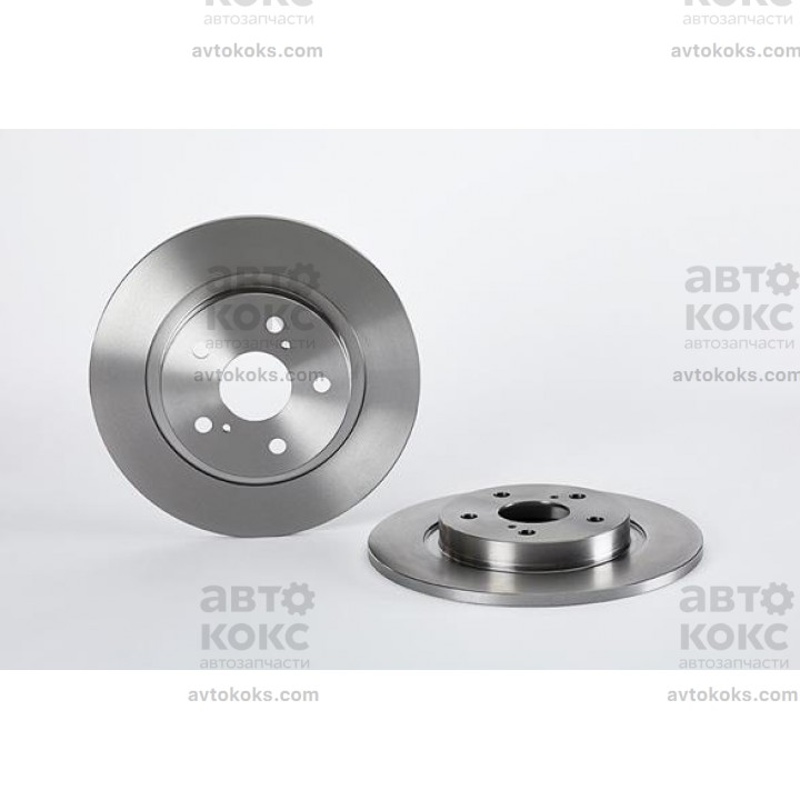 Тормозной диск задний Brembo 08.B045.10 Toyota Avensis 1.6 1.8 2.0 2.2