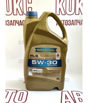 Моторное масло RAVENOL HLS SAE 5W30 5L.