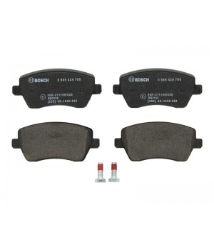 Тормозные колодки передние BOSCH 0 986 424 795 Nissan Note Micra