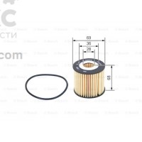 Фильтр масляный BOSCH F 026 407 093 Toyota Auris Corolla Yaris