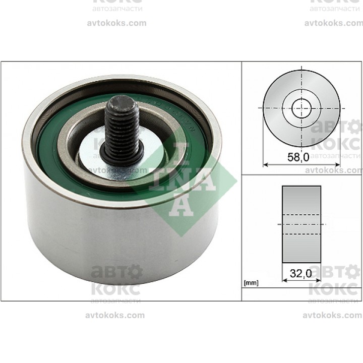 Направляющий ролик INA 532 0540 10 KIA Hyundai 
