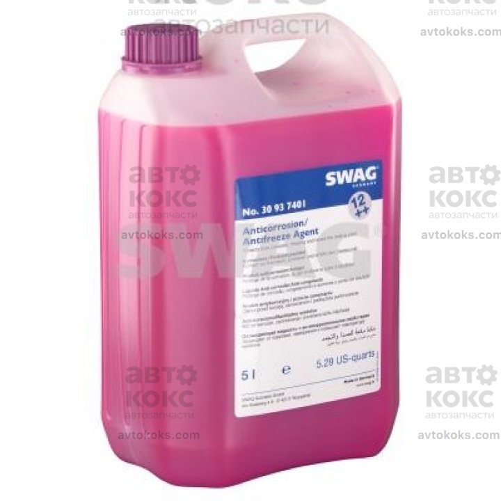 Концентрат антифриза G12++ Swag SW 30937401 сиреневый 5L