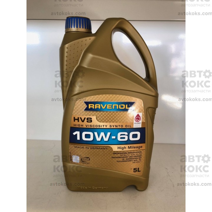 Масло моторное синтетическое Ravenol HVS 10W-60 5L