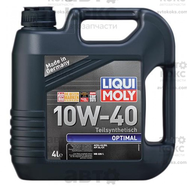 Моторное масло полусинтетическое LIQUI MOLY LQ 3930 OPTIMAL SAE 10W-40 4L
