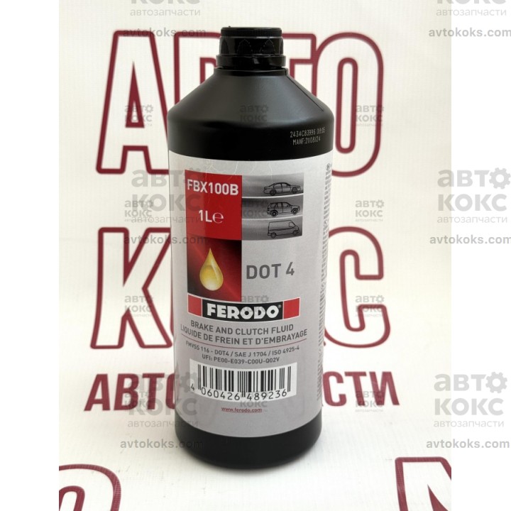 Тормозная жидкость 1л DOT4 Ferodo FBX100B