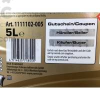 Масло моторное синтетическое Ravenol ECS SAE 0W-20 5L