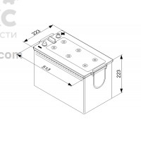 Аккумулятор BOSCH BO 0092T50770 180А 