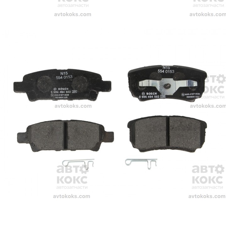 Тормозные колодки задние BOSCH 0986494502 MITSUBISHI LANCER