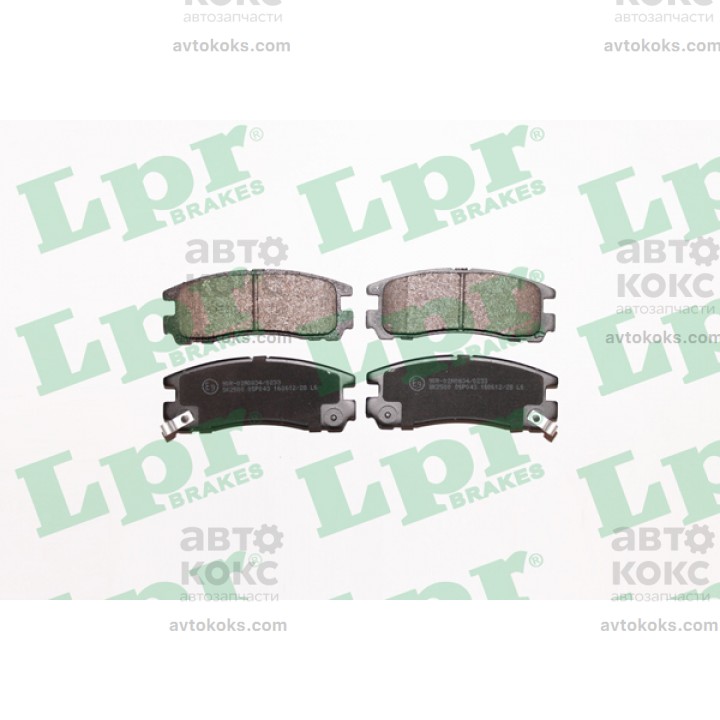 LPR 05P043 Тормозные колодки задние Mitsubishi Galant L400 Space Wagon