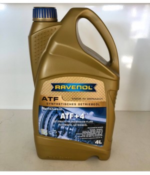 Масло трансмиссионное синтетическое RAVENOL ATF+4 Fluid 4L