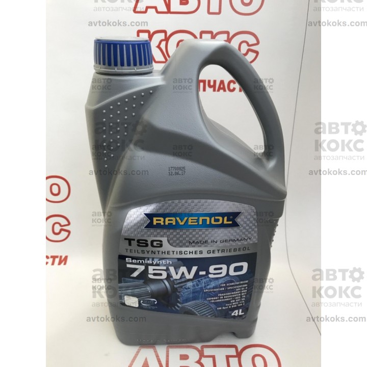 Ravenol TSG 75W90 Полусинтетическое трансмиссионное масло для тяжелонагруженных трансмиссий 4л