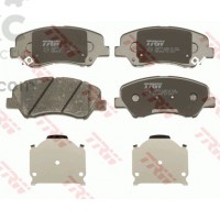 TRW GDB3548 передние тормозные колодки KIA Rio Hyundai Accent 1.0-1.6D