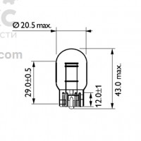 Автолампа PHILIPS PS 12066 B2