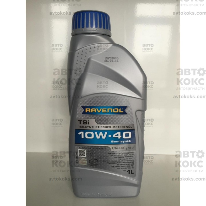 Полусинтетическое моторное масло Ravenol 10W40 TSI 1л