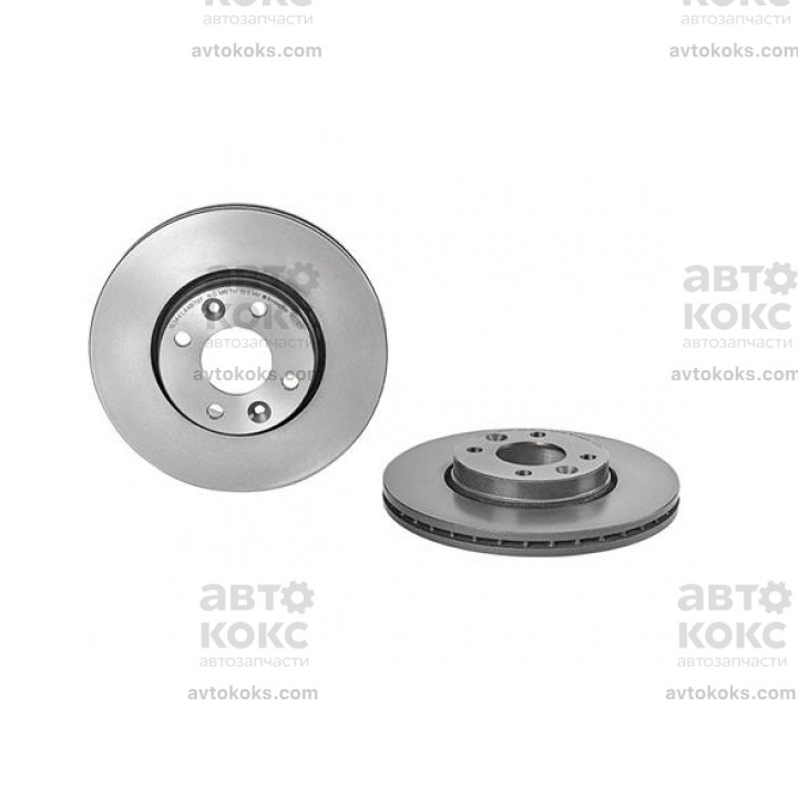 Тормозной диск передний Brembo 09.9078.11 Nissan Note Micra Tida