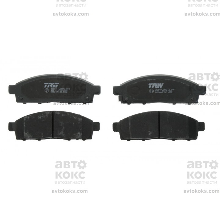 TRW GDB3435 Тормозные колодки передние Mitsubishi L200 Pajero Sport 2.4D-3.5 11.05-