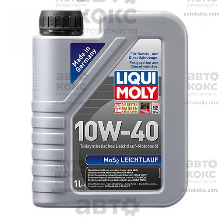 Моторное масло полусинтетическое LIQUI MOLY LQ 1930 MoS2 LEICHTLAUF SAE 10W-40 1L