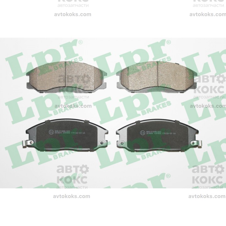 LPR 05P858 Тормозные колодки передние Hyundai H-1 Santa Fe Trajet Ssangyong Kyron Actyon Rexton