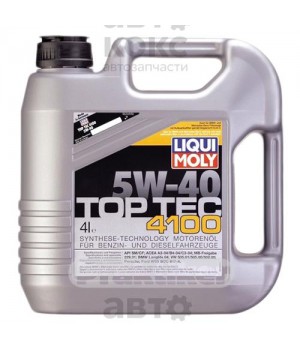 Моторное масло синтетическое LIQUI MOLY LQ 7547 TOP TEC 4100 SAE 5W-40 4L