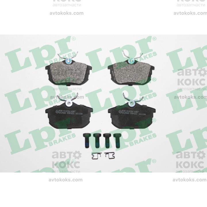 LPR 05P621 Тормозные колодки задние Mitsubishi Carisma Colt Space Star 1.1-2.0D