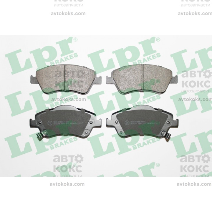 Тормозные колодки дисковые LPR 05P1316 Toyota Auris Corolla