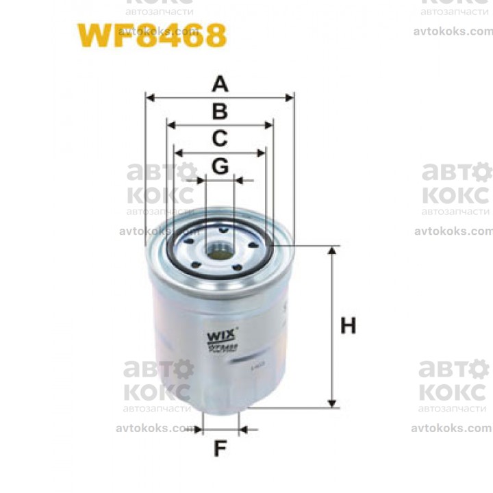 WIX WF8468 Фильтр топливный Mitsubishi ASX Lancer Outlander
