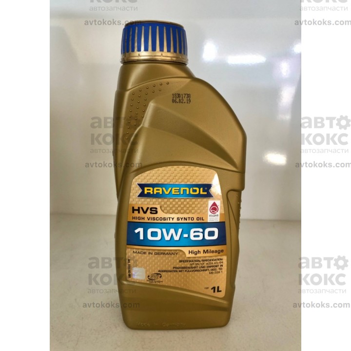 Масло моторное синтетическое Ravenol HVS 10W-60 1L