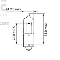 Автолампа PHILIPS PS 12356 CP