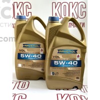 Масло моторное RAVENOL VDL 5W-40 5L.