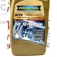 Синтетическая трансмиссионная жидкость Ravenol ATF M 9-SERIE 1L.