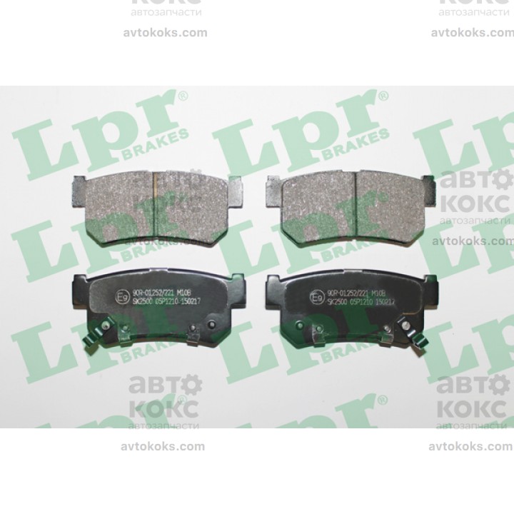 Тормозные колодки задние LPR 05P1210 Ssangyong Actyon Korando Kyron Rexton 