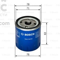 Фильтр масляный BOSCH F 026 407 022 Nissan Micra Note Honda Civic CR-V