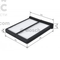 BOSCH 1987432086 Фильтр салона Mitsubishi Colt Lancer Carisma Space Star Pajero Sport 1.3-3.0 05.95-