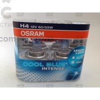 Лампа галогенная Osram 64193CBI H4 COOL BLUE INTENSE 60/ 55WP43P 12V