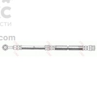 Тормозной шланг передний TRW PHD346 Mitsubishi Carisma Space Star