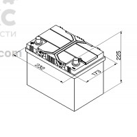 Аккумулятор BOSCH BO 0092S40250 60А  