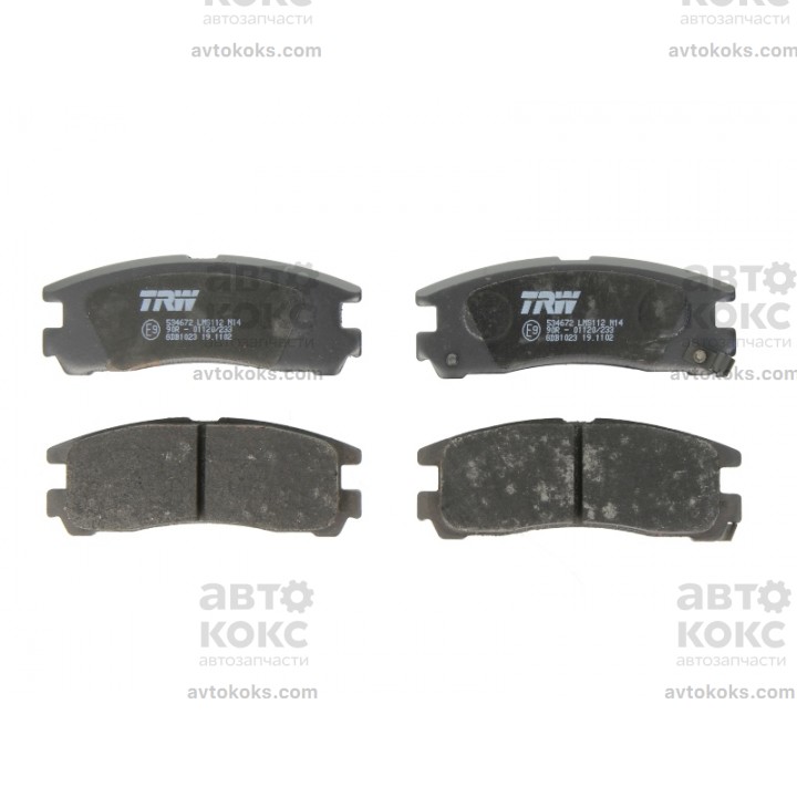 TRW GDB1023 Тормозные колодки задние Mitsubishi Galant Space Wagon 1.8-3.8