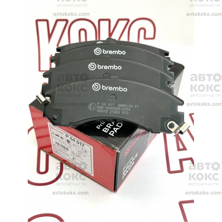 Brembo P54017 Тормозные колодки передние Mitsubishi Galant L200 L400 Lancer 1.3-3.5 11.86-