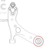 CTR CVKH-86(GV0083) Сайлентблок переднего рычага задний KIA Sportage 1.6 1.7 2.0 Hyundai ix35