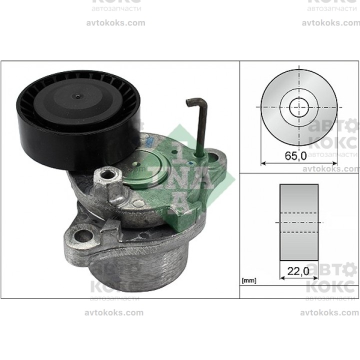Натяжной ролик ремня генератора INA 534 0423 10 KIA Hyundai