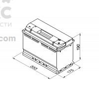 Аккумулятор BOSCH BO 0092S40130 95А 
