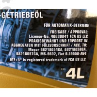 Масло трансмиссионное синтетическое RAVENOL ATF+4 Fluid 4L