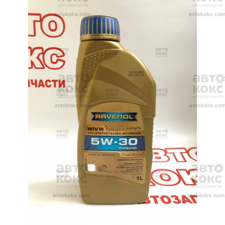 Моторное масло синтетическое Ravenol 5W30 WIV III 1L