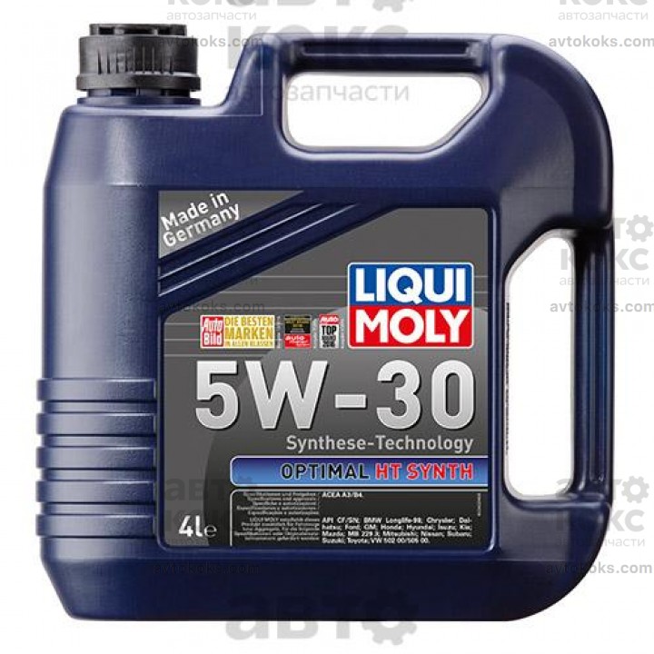 Моторное масло синтетическое LIQUI MOLY LQ 39001 OPTIMAL HT SYNTH SAE 5W-30 4L